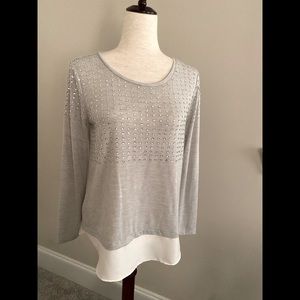 Ann Taylor Grey Top